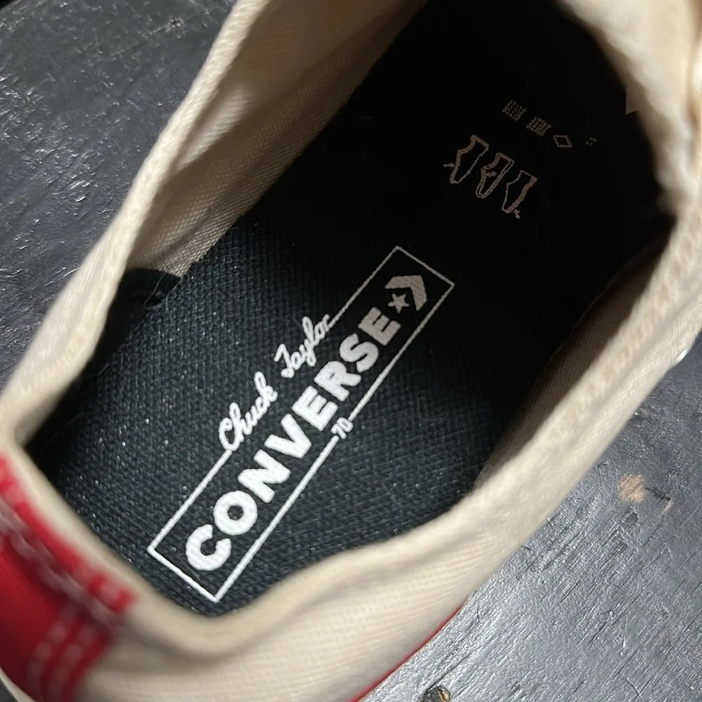 CONVERSE ALL STAR Chuck Taylor Unisex Canvas Sneakers - Parchment/Garnet/Egret